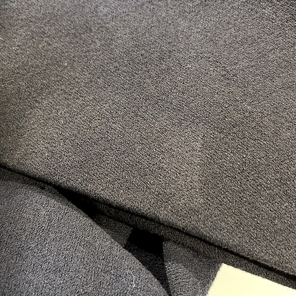 Shanghai Tang Navy Embroidered Leather-Applique Coat - Picture 10 of 13